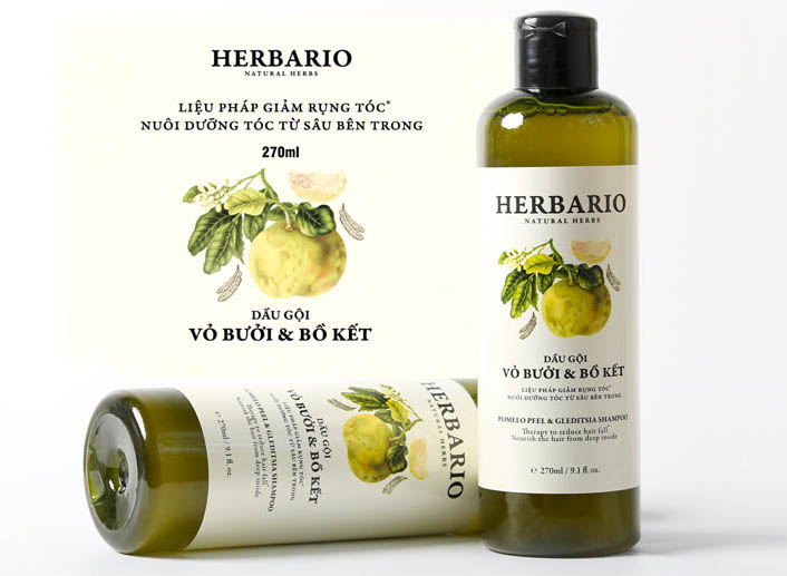 Dầu gội vỏ bưởi & bồ kết HERBARIO Dầu gội vỏ bưởi & bồ kết HERBARIO